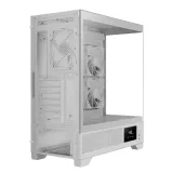 CASE GAMDIAS ATLAS M1 WHITE – MID TOWER| 3 FAN ARGB PWM| FULL WHITE | GPU 410MM